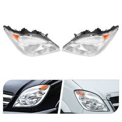 1 Pair* Headlight For 07-13 Dodge/Mercedes/Freightliner Sprinter 2500 3500