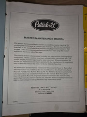 1980’s – 1996 PETERBILT 320 352 362 372 MASTER SERVICE REPAIR MANUAL 3 VOL. SET