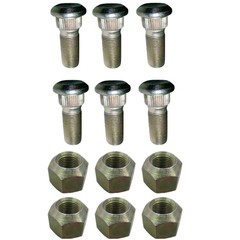 Front Wheel Studs with Nuts Fits Ford New Holland 333 701 C5NN1107F C5NN1012B