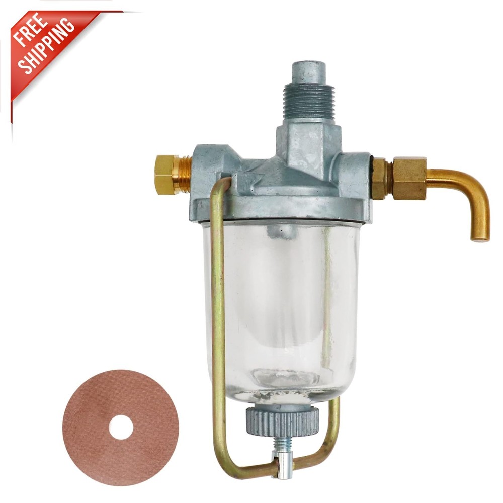Durable Fuel Sediment Bowl with Glass Strainer for Farmall and Massey Tractors