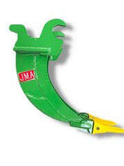 JMA 6″ Excavator Banana Bucket with Teeth – John Deere 17G Wedge Lock Excavator