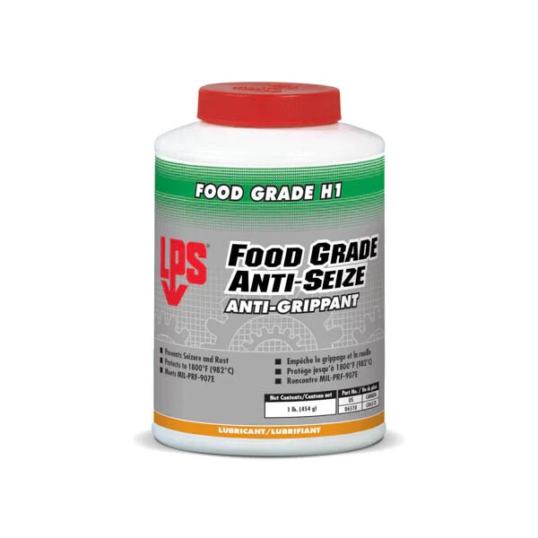 LPS 1/2 Lb Brush Top Food Grade Anti-Seize Lubricant Metal Free GRADE H1 06508