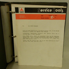 1992 -White Farm Agco- OEM-492 OEM-90 Tractor Operators Service Manual Binder