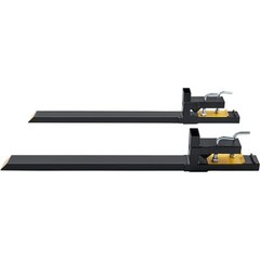 VEVOR Clamp on Pallet Forks 4000lbs Tractor Forks 60″ Heavy Duty Bucket Forks