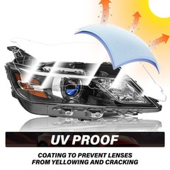 2014-2020 Chevy Impala Halogen Headlight Assembly Projector OE Style Pair
