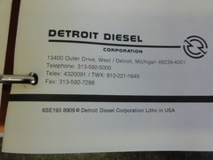 Detroit Diesel Series V- 71 Engine Service Manual Sections 1-3 only