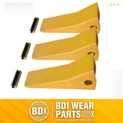 230SP Forged Backhoe Bucket Teeth w TF23P Flexpins for 23 230 Excavators -4 Pack