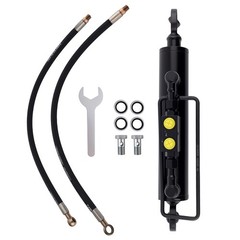 Hydraulic top link with locking block 16 1/8-22 7/16” Inc.2 Hoses Bolts Bracket
