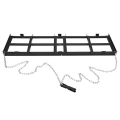 Garvee 6 FT Drag Harrow Driveway Grader Heavy Duty Tow Behind Gravel Sand Soil