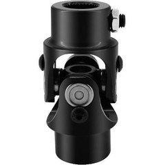 3/4″ Round x 3/4″ -30 Spline Universal Joint Single U Joint Shaft, Total Black: