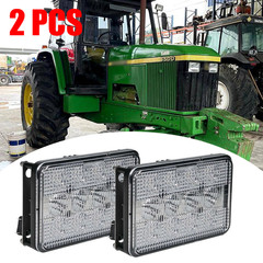 2x LED Conversion Headlight RE56964 For John Deere Tractors 6200,6300,6400,6500
