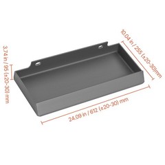 Uimoso 1/4″ Skid Steer Mount Plate Steel Mini Quick Attachment Adapter Loader