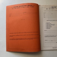 Allis-Chalmers No. 354 4-Disc Plow & No. 355 5-Disc Plow Operators Manual