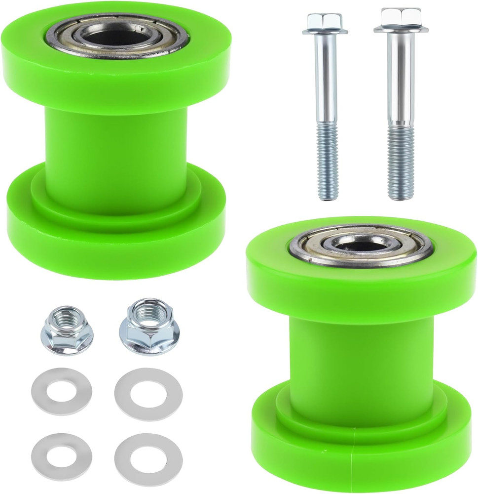 Green Chain Guide Roller 10mm 8mm for 125cc Pit Bike | Pulley Tensioner 140cc 16
