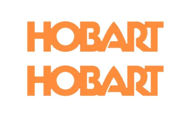 Hobart Welder Decal Kit Set Metal Steel Filler Stickers UV & Scratch Resistant