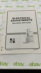 HYSTER ELECTRICAL ADJUSTMENTS N30 50CA N30 40CR 897027