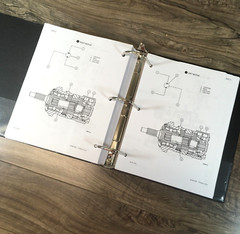 Case 1840 Uni-Loader Skid Steer Service Repair Manual Technical Shop Book Binder