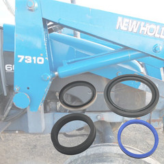 Hydraulic Cyl Seal Kit Fits Some New Holland Backhoes Loaders 1-1/2″Rod 3″ Bore
