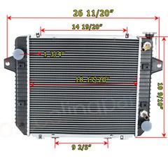 Radiator for 12+ Doosan Daewoo Forklift G20P-5 GM 3.0L LP 2209-006