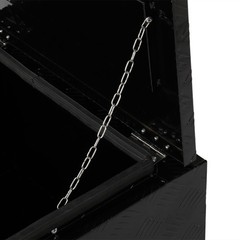 24 “Aluminum Five Pattern Toolbox Single Lock Black