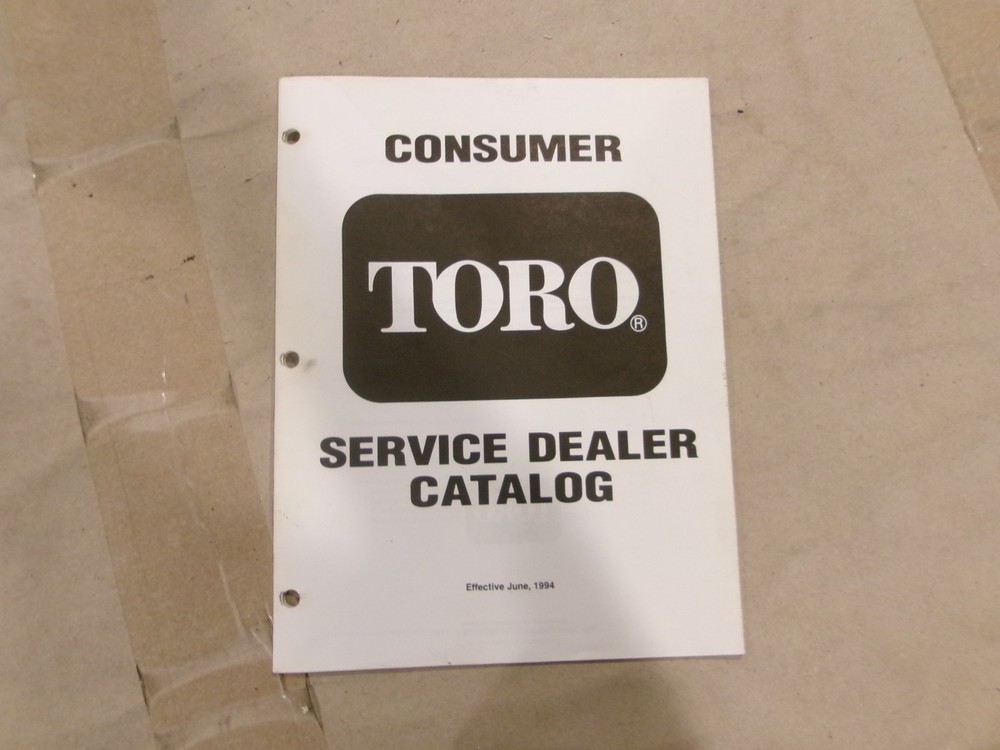 Consumer Toro Service Dealer Catalog 1994