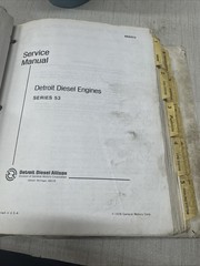 Detroit Diesel Engines Series 53 Service Maintenance Book Shop Manual 4-53 6V53