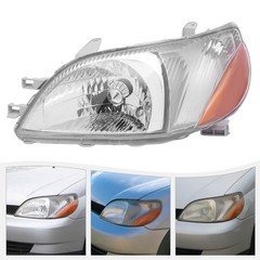 2000 2001 2002 Toyota Echo Headlight Left Driver Side Halogen Assembly