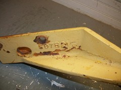 Caterpillar 12E Motor Grader Headlight Bracket Cat 120 12F 140 14E 3D7821