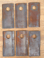LOT of 24 NOS Genuine New Holland 766726 Blades Made in West Germany
