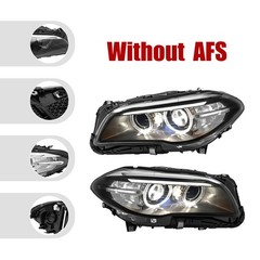 Headlight Assembly BMW 5 Series F10 F18 2014-2017 Halogen 63117343906 Right