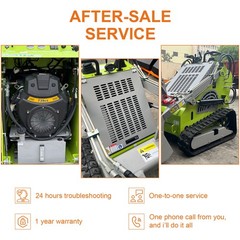 Upgraded 2026 Brand New 25HP Mini Skid Steer Track Loader Dual Pump USA Spot