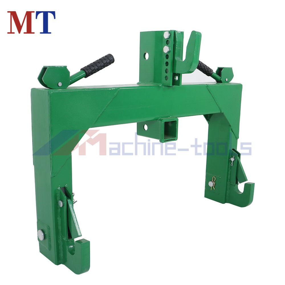3 Point Quick Hitch 3000 Lbs For Cat 1 & 2 Tractors With 2″ Receiver Hitch
