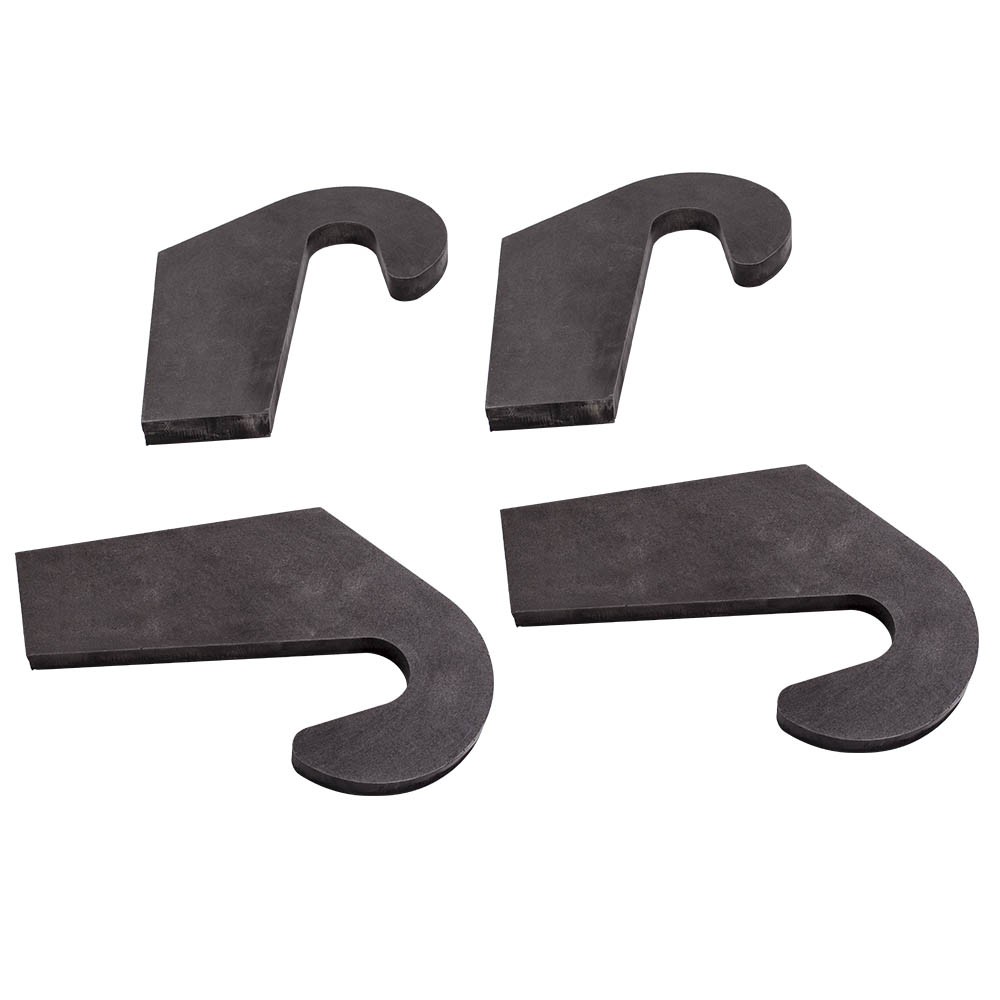 4 Mounting Brackets Set for Pin Type over the Bucket Loader Pallet Forks Weld on