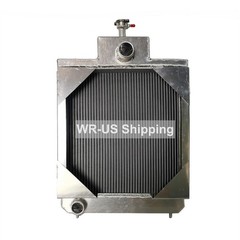 OEM# D89103 D77843 Aluminum Tractor Radiator For Case 580C 584C 585C 586C Models