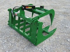 48″ Root Grapple Bucket and 42″ Long Pallet Forks Attachment -John Deere 400/500