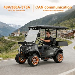 Wolverine 2026 grey 6-Seat Golf Cart Street-Legal 60KM Range 5H Charge Time