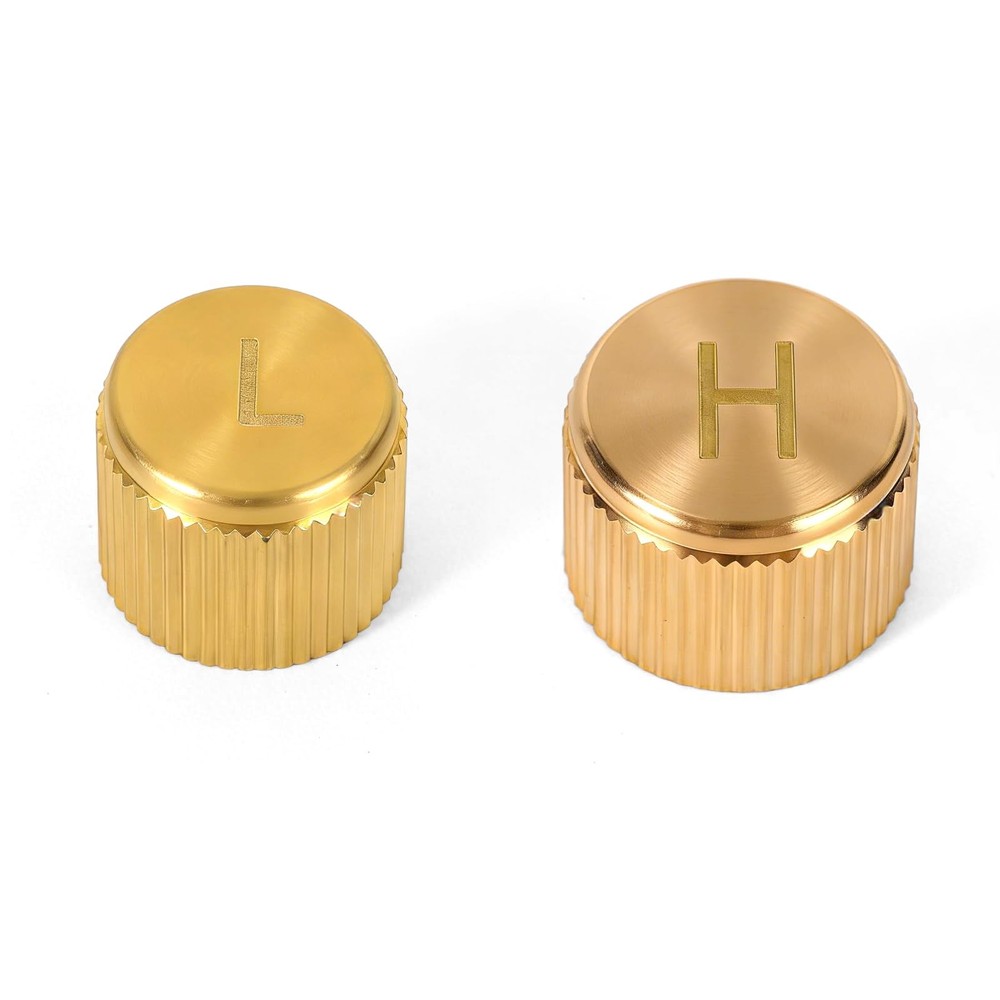 2pcs Car AC Valve Caps R134a System Brass Low Pressure Leak Proof Covers