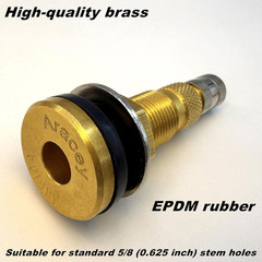 2Pieces TR618A Tractor Air/Liquid Valve Stems for Industrial Agricultural Wheels