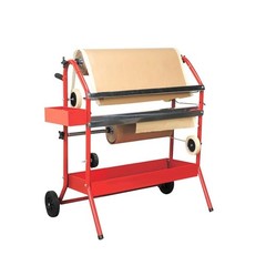 LAUCO Mobile 18″ Multi-Roll Masking Paper Machine with Storage Trays, Masking