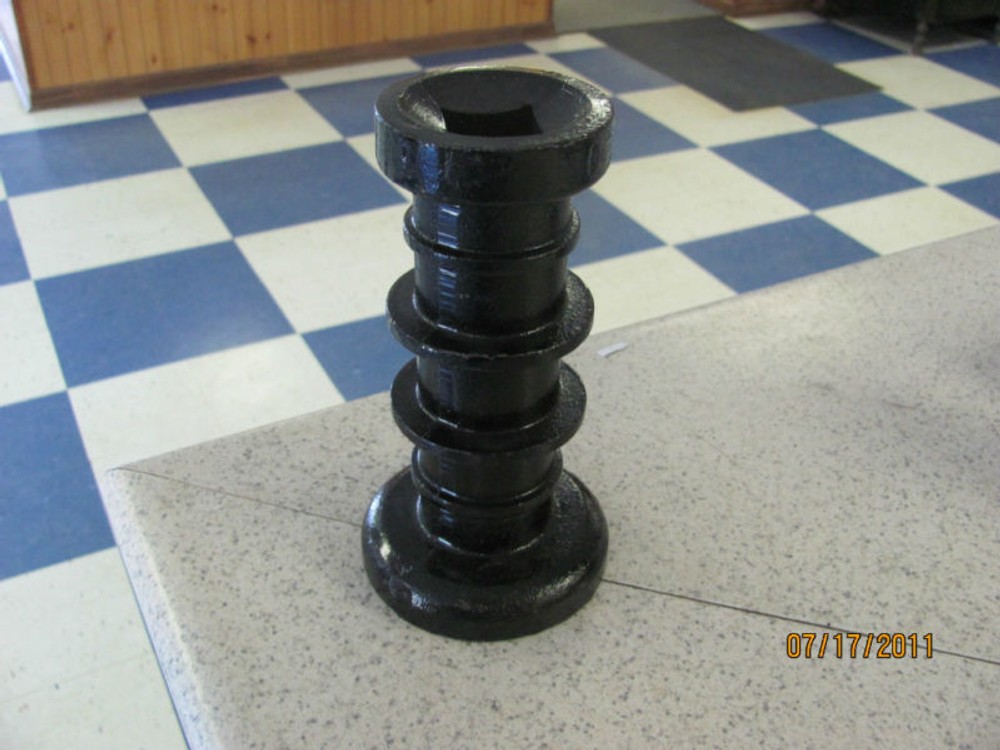 DISC HARROW BEARINGS, RIBBED SPOOL 7-1/2″ LONG, 1″ SQ
