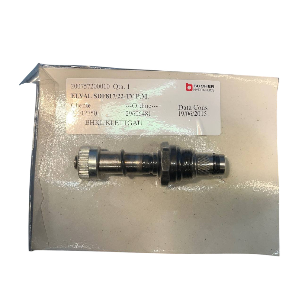 Bucher SDF817/22-TV P.M. / 200757200010 Hydraulic Valve – New in box