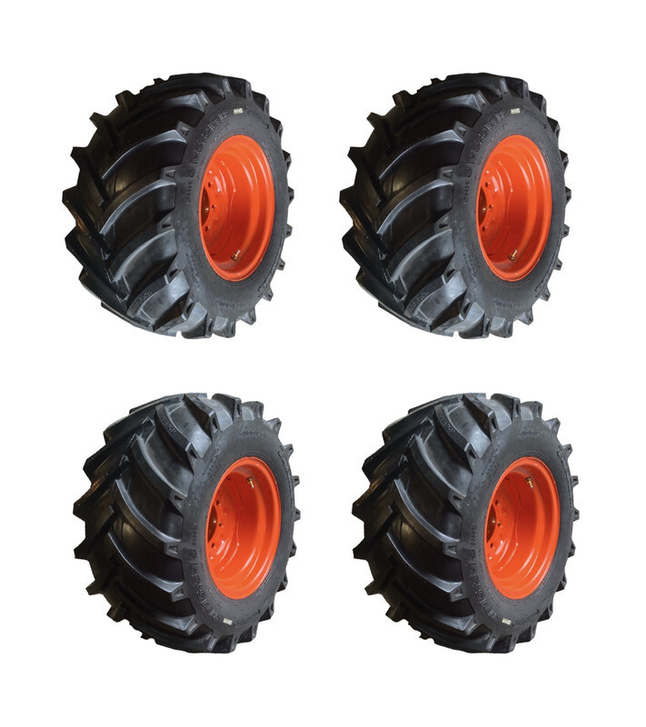 4-31X15.5-15 QH645 Trencher Tires/Rims for Bobcat-I-3 Tread-12PLY-31-15.50-15