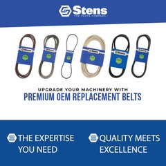 New Stens OEM Replacement Belt 265-896 for Toro 106-4383