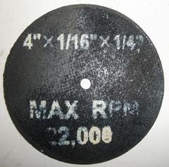 Qty. 10 3460-01-208-0865 4″ x 1/32″ x 1/4″ National Cut-Off Wheel Die Grinder…