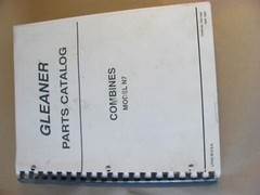 Gleaner N7 Combine Parts Catalog Manual Book 79017092 ~ Preowned