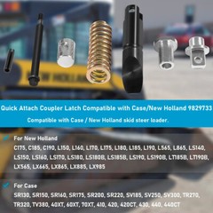 Quick Attach Coupler Latch Kit for Case New Holland Skid Steer Loader 9829733