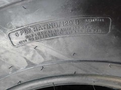 43X16.00-20 TIRE NEW COSMETIC BLEM R-14T 6PLY TUBELESS 43160020 43 16.00 20