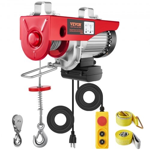 2200 lbs Attic Lift, 1600W 110V Electric Hoist with 14ft Wired Remote Control, 4