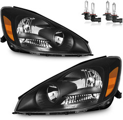 2004-2005 Toyota Sienna CE LE XLE Headlight Assembly Pair Halogen Left Right