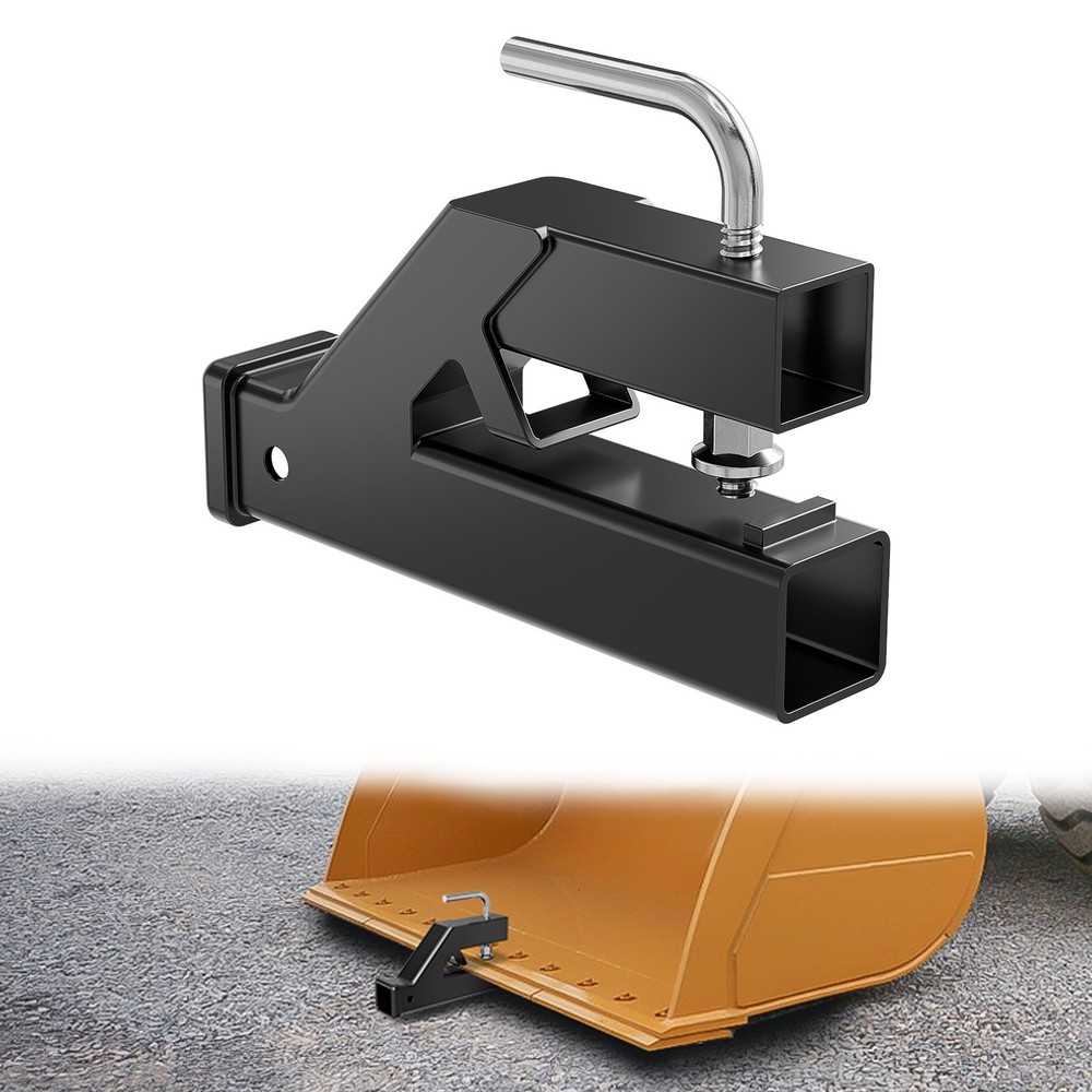 2” Trailer Hitch Receiver For Forklift Bucket & Tractor Bucket,2200 LBS,Bolt On